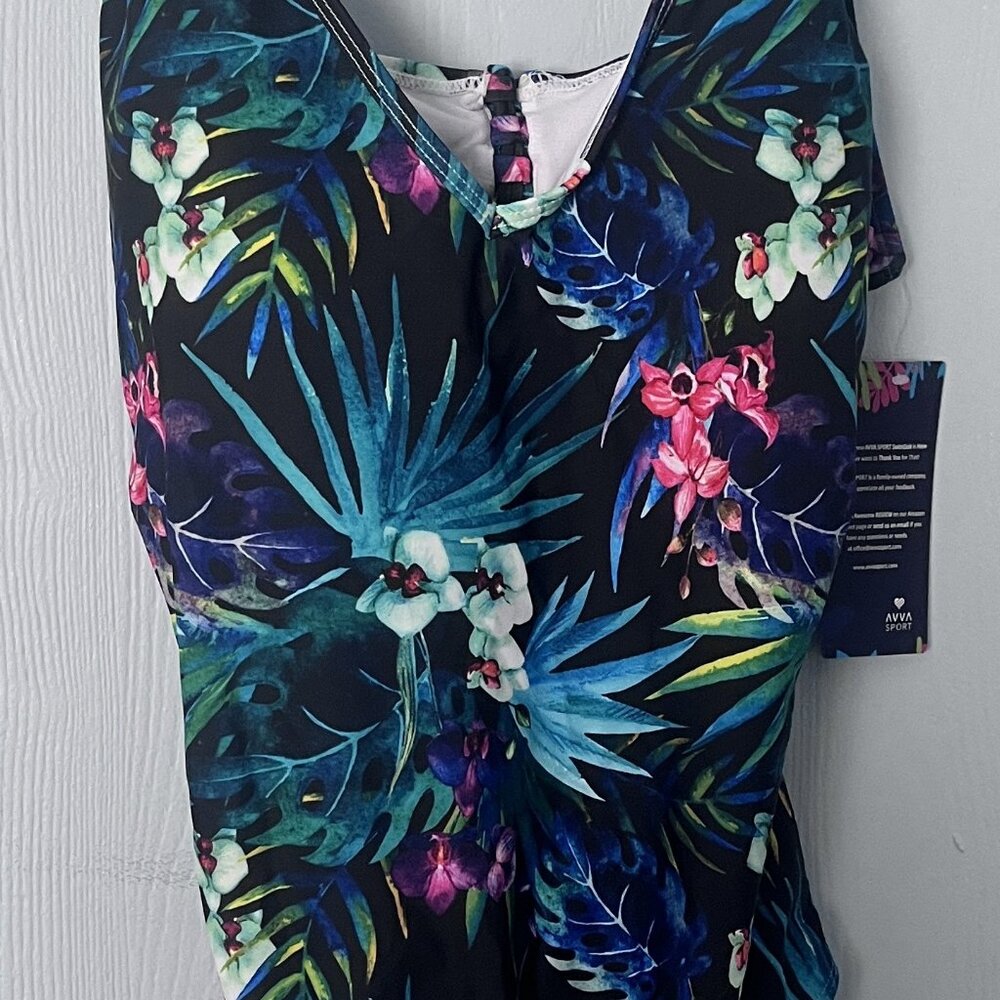 Avva Sport New Women's One Piece Swimming Suit Bathing Suit Size XLg